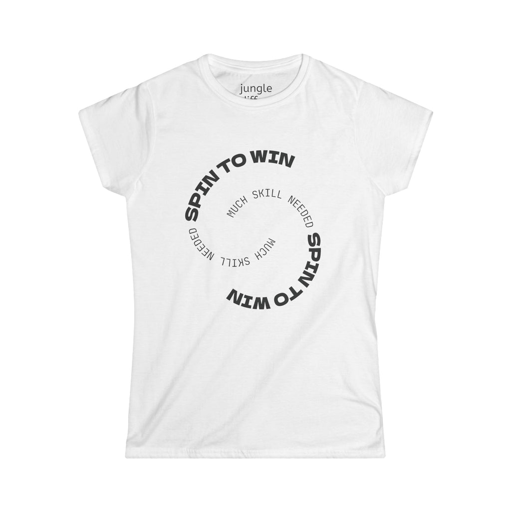 Spin to Win! Women's Softstyle Tee