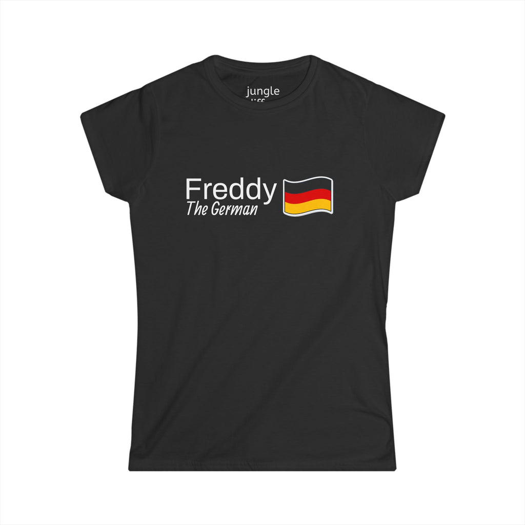 Amerika liebt Freddy! America loves Freddy! Women's Softstyle Tee