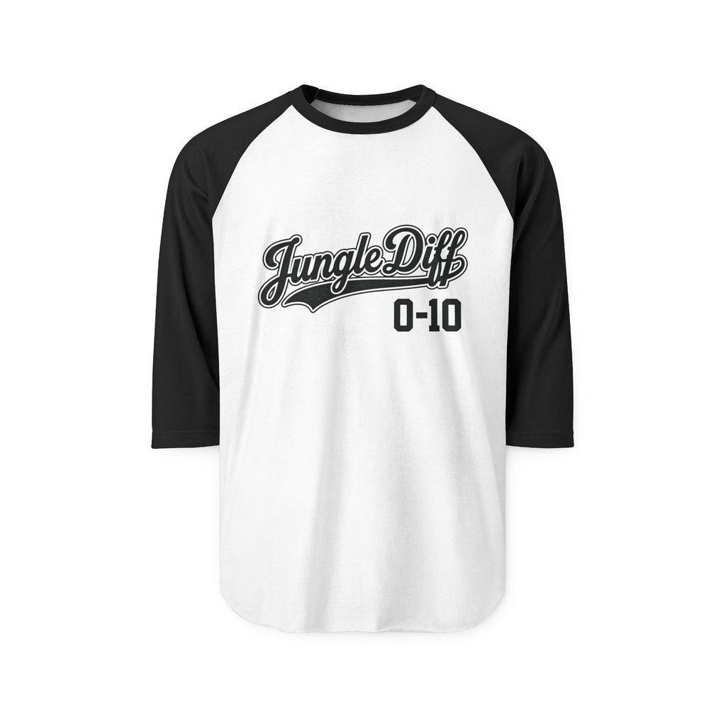 Jungle Diff Softball Jersey 0-10! Unisex Three-Quarter Sleeve Raglan Shirt
