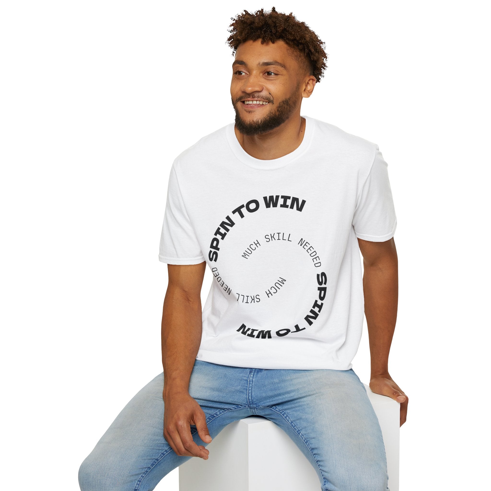 Spin to Win! Unisex Softstyle T-Shirt
