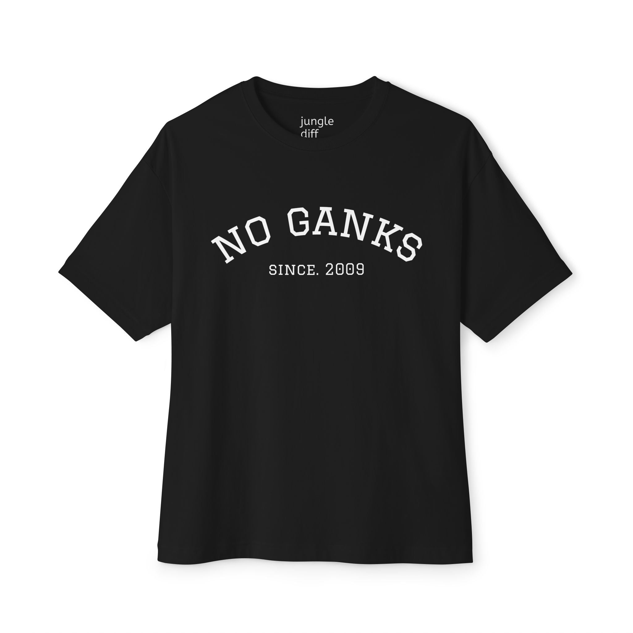 Classic No Ganks! Unisex Oversized Boxy Tee