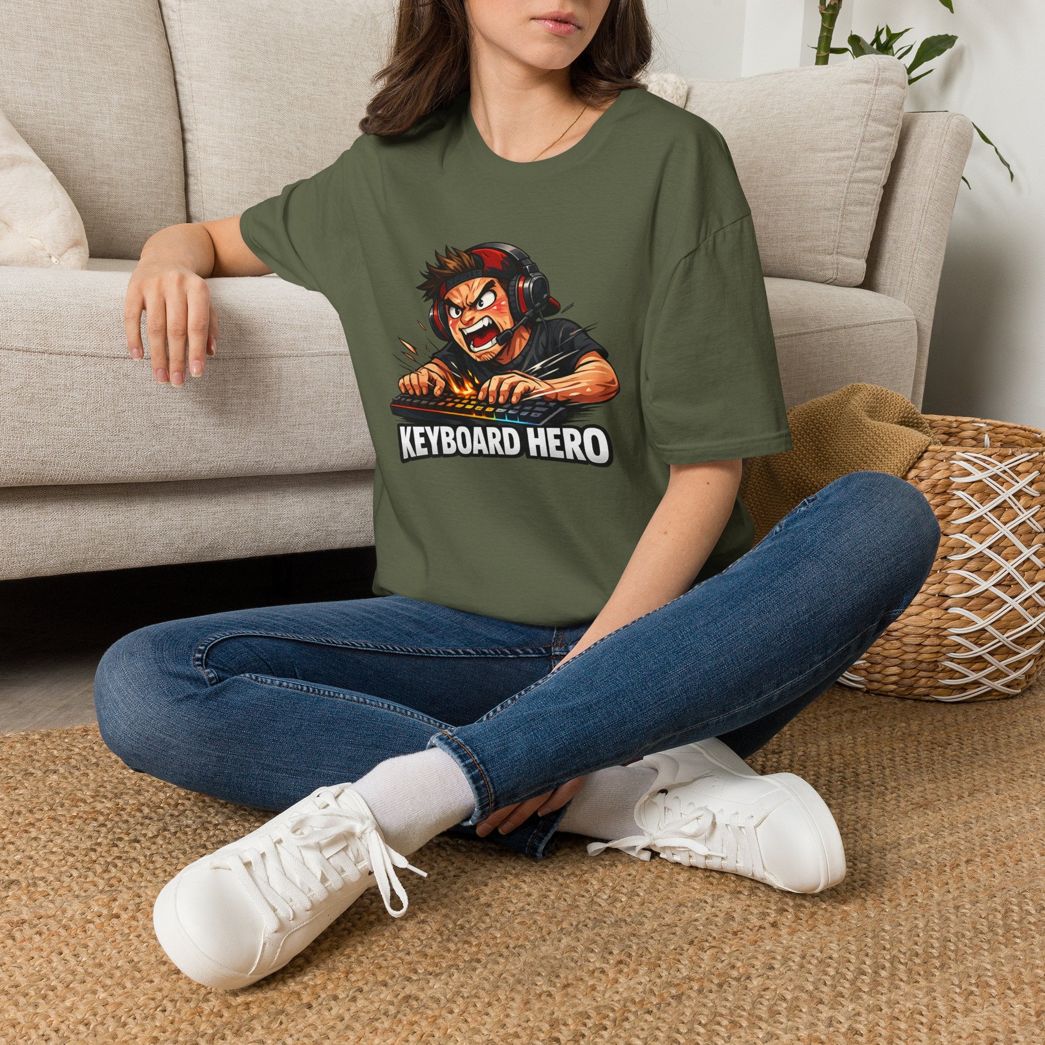 Keyboard Hero! Unisex Softstyle T-Shirt