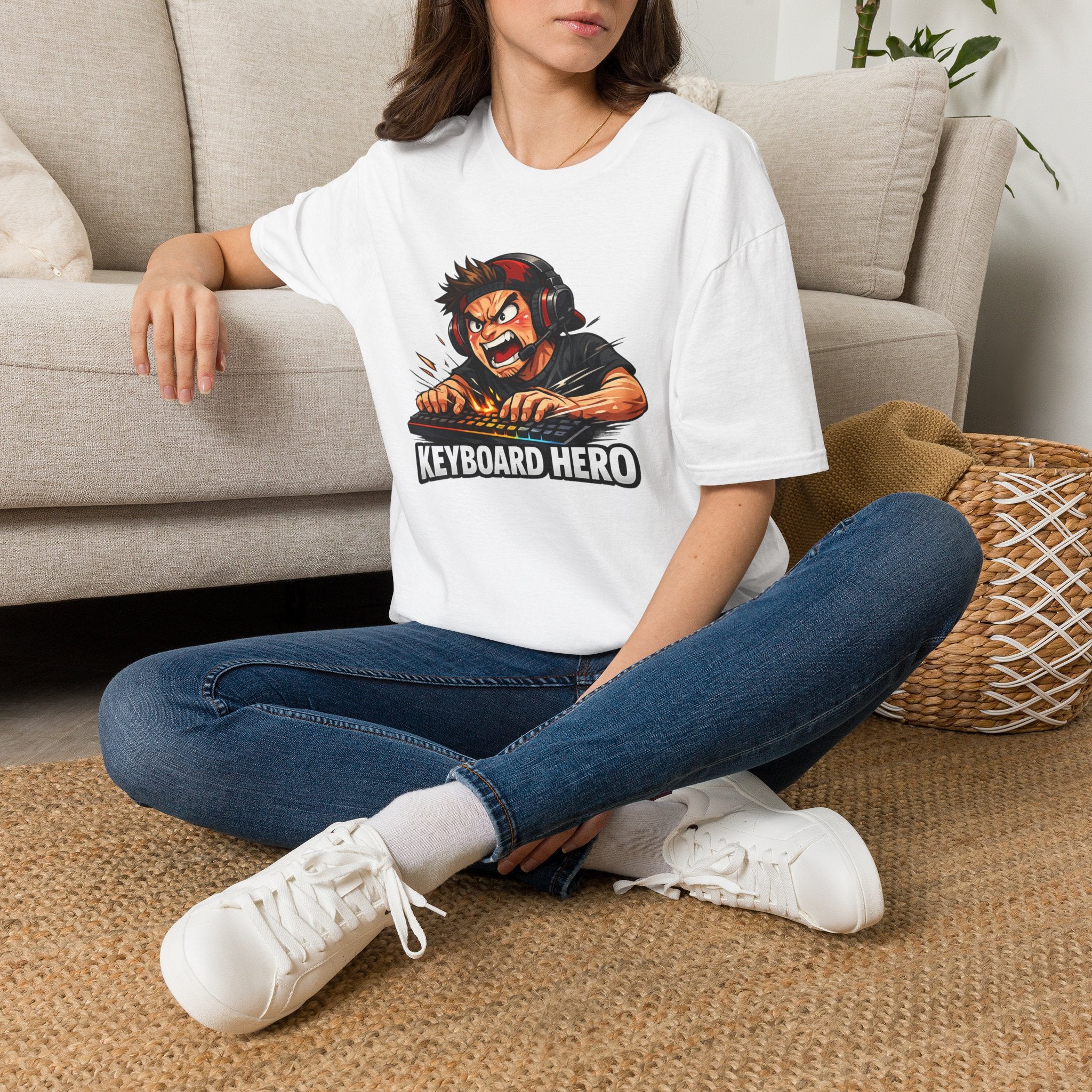 Keyboard Hero! Unisex Softstyle T-Shirt
