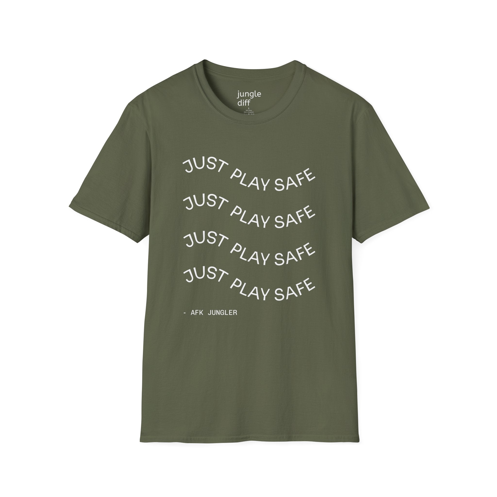 Just play safe! Unisex Softstyle T-Shirt