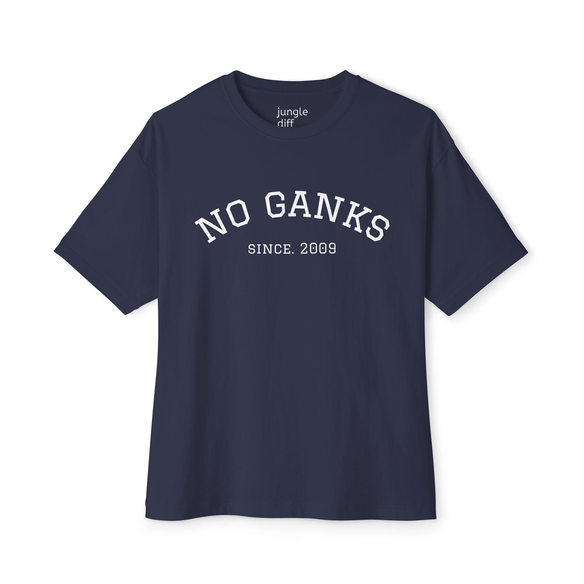 Classic No Ganks! Unisex Oversized Boxy Tee