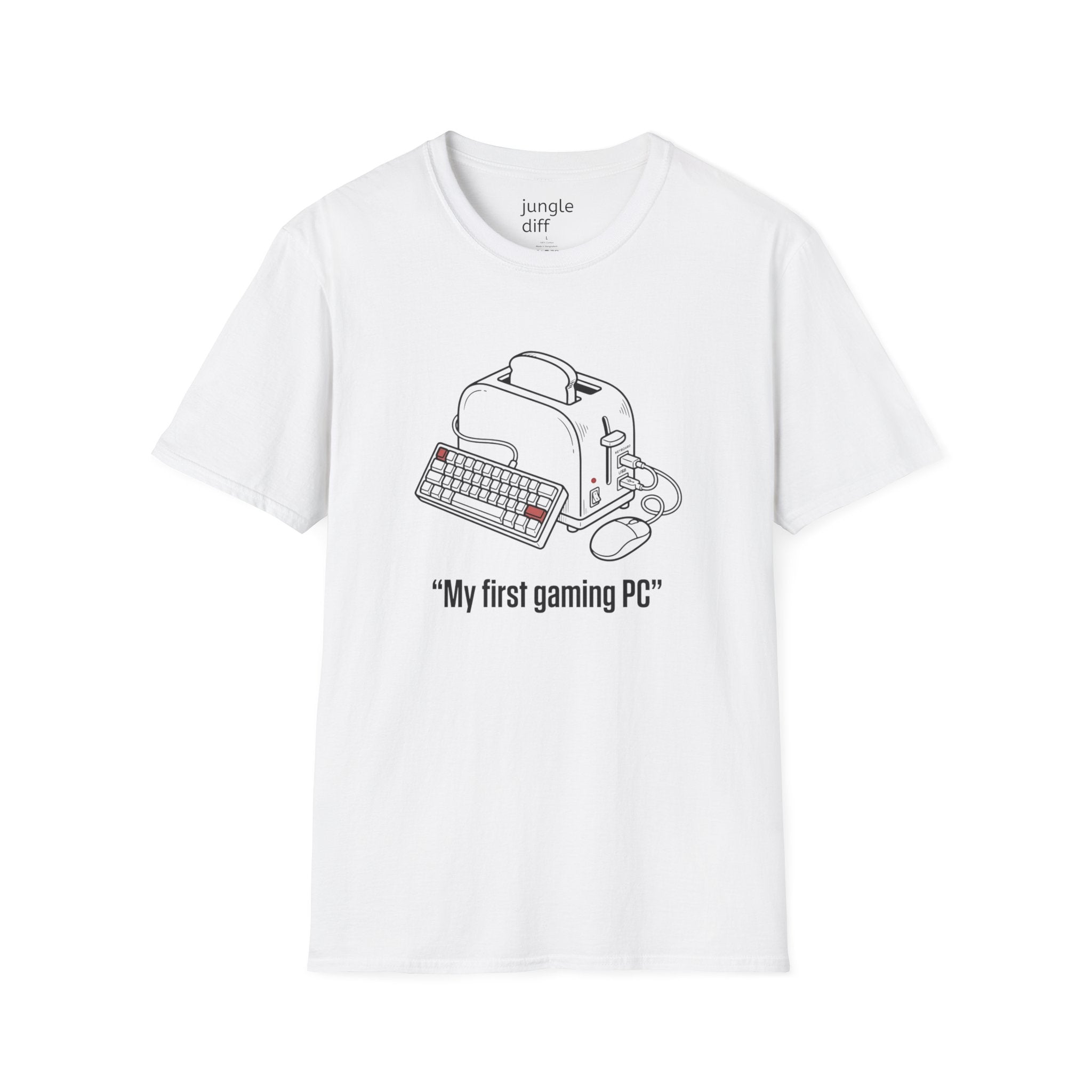 My first gaming PC! Unisex Softstyle T-Shirt